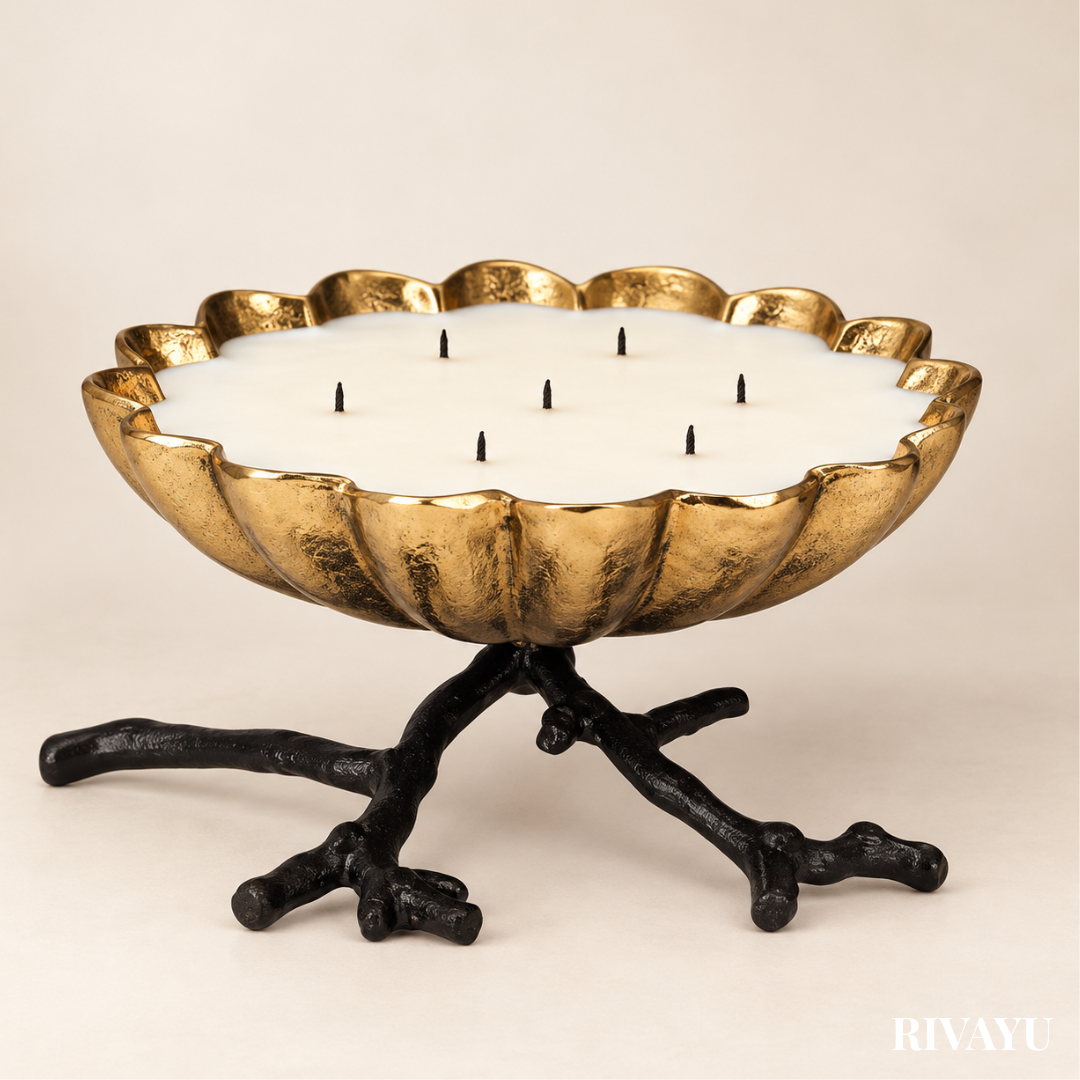 Golden Perch, Multi-Wick Soy Candle Bowl